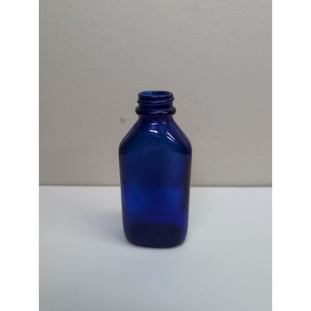 Phillips Genuine Blue Glass Medicine Bottle Collectible‎ Modern 5'